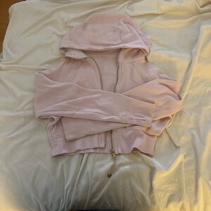 Pink Hooded Zip-Up Jacket Lululemon